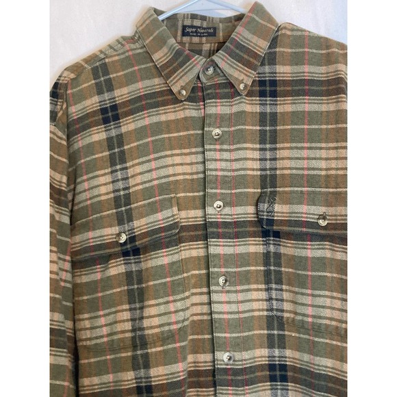 Browning Mens Heavy Flannel Size XL‎ Super Natural - Picture 2 of 8